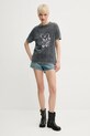 ZADIG&VOLTAIRE tricou din bumbac JWTS02805.21 gri SS25