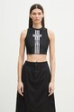adidas Originals top Tank Top print negru JD0102