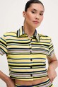 adidas Originals cămașă Towel S Tee galben JC5333