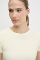 adidas Originals tricou Rib SS Top bej JD0040