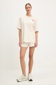 Бавовняна футболка adidas Originals GFX Tee KC0678 бежевий SS25