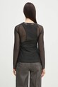 Одежда Блузка Y-3 Mesh Fitted Tee JD1455 чёрный