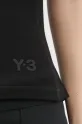 Bavlnený top Y-3 Fitted Tank Top čierna JD1766