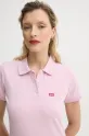 Levi's polo LSE_LEVIS HM POLO różowy 001F2