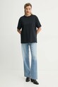 Bavlnené tričko Levi's TABOR TEE 001HI čierna SS25