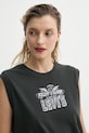 Levi's top bawełniany GR BOXY TANK szary 001MW