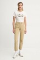 Bavlnené tričko Levi's THE PERFECT TEE 17369. béžová SS25