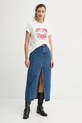 Levi's tricou din bumbac THE PERFECT TEE 17369. bej SS25