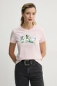 Levi's tricou din bumbac THE PERFECT TEE roz 17369.