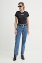 Βαμβακερό μπλουζάκι Levi's THE PERFECT TEE 17369. μαύρο SS25