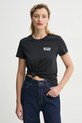 Bavlnené tričko Levi's THE PERFECT TEE čierna 17369.