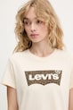 Дрехи Памучна тениска Levi's LSE THE PERFECT TEE A2086 бежов