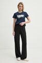 Levi's t-shirt bawełniany LSE THE PERFECT TEE A2086 granatowy SS25
