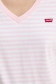 Bavlnené tričko Levi's LSE_PERFECT VNECK A3170 ružová