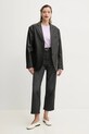 BA&SH tricou din bumbac ROSIE 1E25ROSI violet SS25