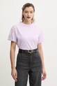 BA&SH tricou din bumbac ROSIE violet 1E25ROSI