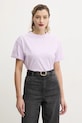 BA&SH tricou din bumbac ROSIE violet 1E25ROSI
