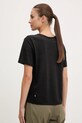 Odzież Fjallraven t-shirt sportowy Abisko Lite F14600203 czarny