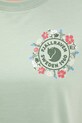 Fjallraven t-shirt Fjällblomster F14600213 zielony