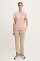 Fjallraven t-shirt Hemp Blend Out Here F14600215 różowy SS25