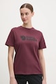 Fjallraven t-shirt sportowy Fjällräven Logo regular bordowy F87146