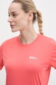 Jack Wolfskin tricou sport Vonnan Crop roz A63932