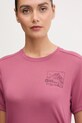 Jack Wolfskin t-shirt sportowy Vonnan Graphic różowy A63953
