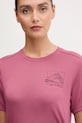 Športové tričko Jack Wolfskin Vonnan Graphic ružová A63953