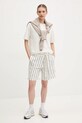 Napapijri tricou din bumbac S-Nice NP0A4IG42061 alb SS25