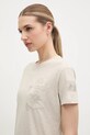 Napapijri t-shirt bawełniany S-Eclair beżowy NP0A4IG1N901