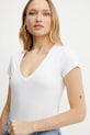 BOSS Orange tricou din bumbac alb 50540432