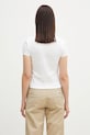 Oblečenie Bavlnené tričko Coperni Crystal Logo COPJS07CRF5017 biela