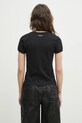 Îmbrăcăminte Coperni tricou din bumbac Gathered Heart COPJS01F5011 negru