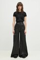 Coperni tricou din bumbac Gathered Heart COPJS01F5011 negru