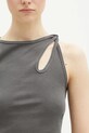 KSUBI top Twisted Tank grigio WPS25SI004