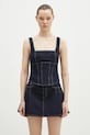 KSUBI maglietta jeans Hera Bustier Zenith Pop slim blu navy WPS25FT005