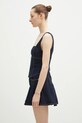 KSUBI bluză subțire din denim Hera Bustier Zenith Pop WPS25FT005 bleumarin SS25