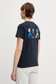 Ρούχα Βαμβακερό μπλουζάκι Helly Hansen MASSIF GRAPHIC 54595 σκούρο μπλε