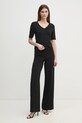United Colors of Benetton tricou 3ZQM3M078 negru SS25