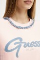 Guess t-shirt bawełniany W5GI03.I3Z14 różowy