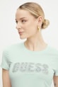 Tričko Guess tyrkysová W5GI04.J1314