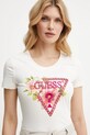 Μπλουζάκι Guess μπεζ W5GI10.J1314