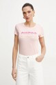 Guess t-shirt DEGRADE różowy W5GI14.J1314