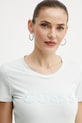 Guess t-shirt turkusowy W5GI17.J1314