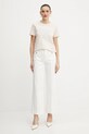 Βαμβακερό μπλουζάκι Guess W5GI23.K9RM1 μπεζ SS25