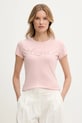 Guess t-shirt aplikacja różowy W5GI47.KA0Q1