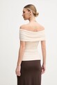 Îmbrăcăminte Guess bluza CHARLOTTE W5GP08.KACM2 bej