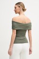 Odzież Guess bluzka CHARLOTTE W5GP08.KACM2 zielony