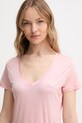 Odzież Guess t-shirt W5GP31.KCSX2 różowy