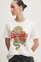 Superdry tricou din bumbac alb W1011627A.1FI